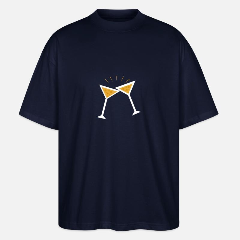 Sektglas - Stanley/Stella Oversized Unisex Bio T-Shirt Blaster 2.0 - Navy