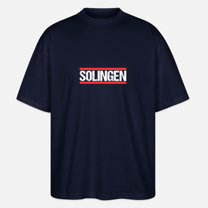Solingerin Solinger Solingen - Stanley/Stella Oversized Unisex Bio T-Shirt Blaster 2.0 - Navy