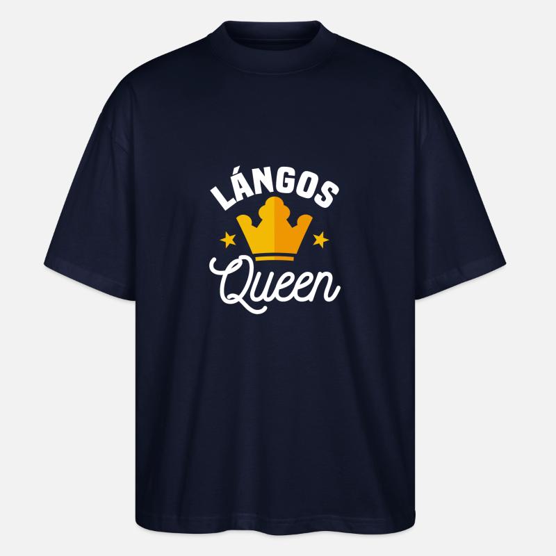 Reine de Lango - T-shirt bio Blaster 2.0 coupe oversize Stanley/Stella Unisexe - marine