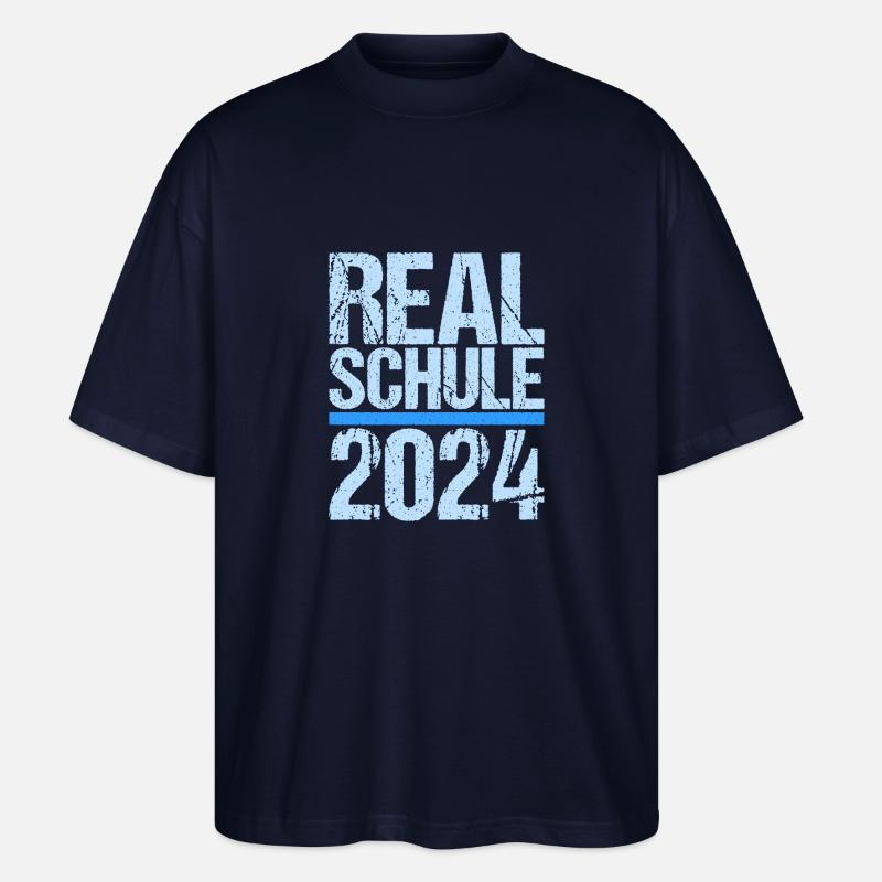 Lycée Jeunes Filles Lycée 2024 - T-shirt bio Blaster 2.0 coupe oversize Stanley/Stella Unisexe - marine