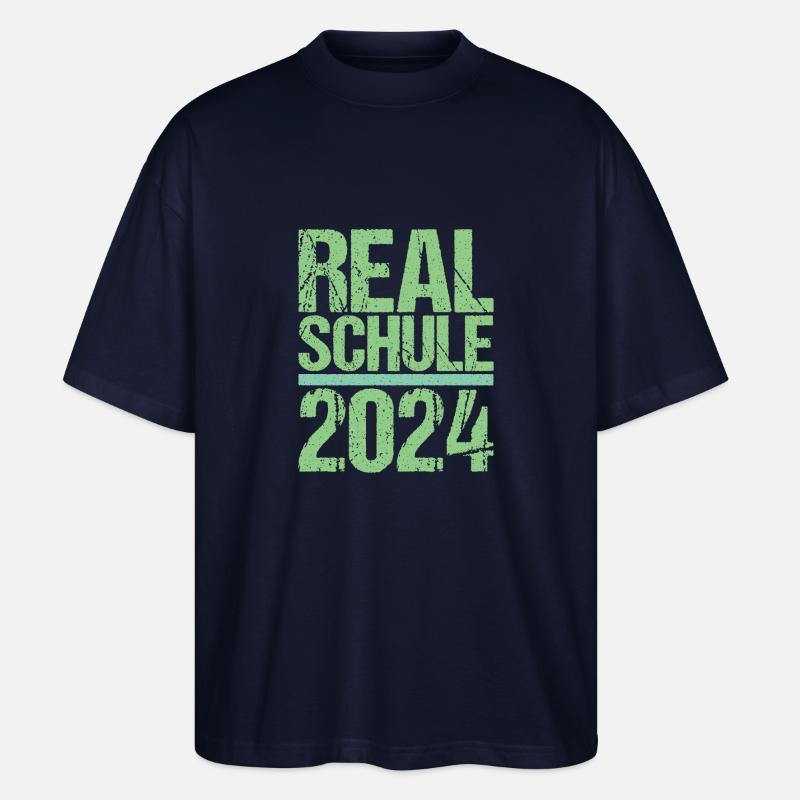 Lycée Jeunes Filles Lycée 2024 - T-shirt bio Blaster 2.0 coupe oversize Stanley/Stella Unisexe - marine