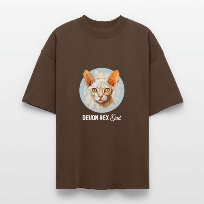 Devon Rex Kitten Devon Rex Cat Stanley/Stella Oversized Unisex Organic T-shirt Blaster 2.0