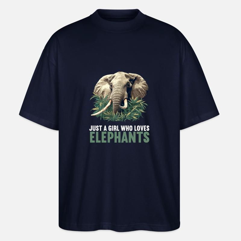 Éléphant Éléphant - T-shirt bio Blaster 2.0 coupe oversize Stanley/Stella Unisexe - marine