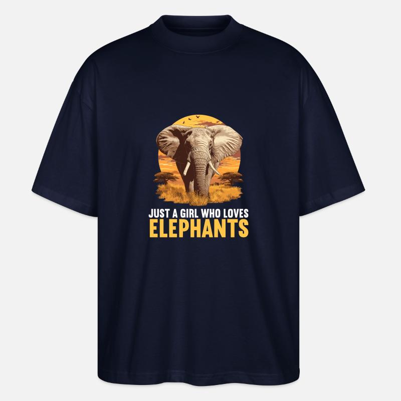 Éléphant Éléphant - T-shirt bio Blaster 2.0 coupe oversize Stanley/Stella Unisexe - marine