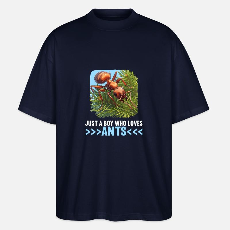 Fourmis fourmis - T-shirt bio Blaster 2.0 coupe oversize Stanley/Stella Unisexe - marine