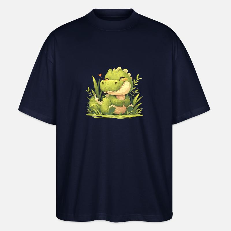 Alligatoren Alligator - Stanley/Stella Oversized Unisex Bio T-Shirt Blaster 2.0 - Navy
