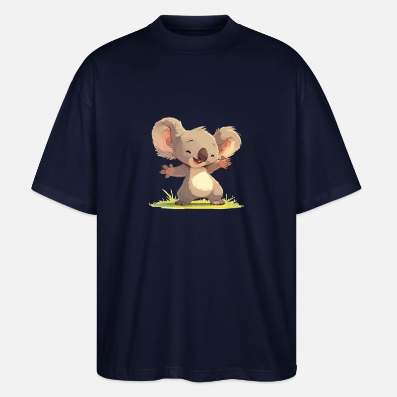 Koalas Koala - T-shirt bio Blaster 2.0 coupe oversize Stanley/Stella Unisexe - marine