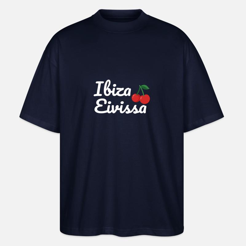 Tourisme Ibiza Eivissa - T-shirt bio Blaster 2.0 coupe oversize Stanley/Stella Unisexe - marine