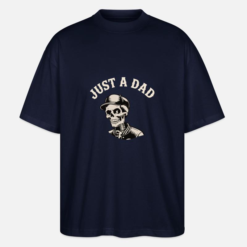 NUR EIN VATER - Stanley/Stella Oversized Unisex Bio T-Shirt Blaster 2.0 - Navy