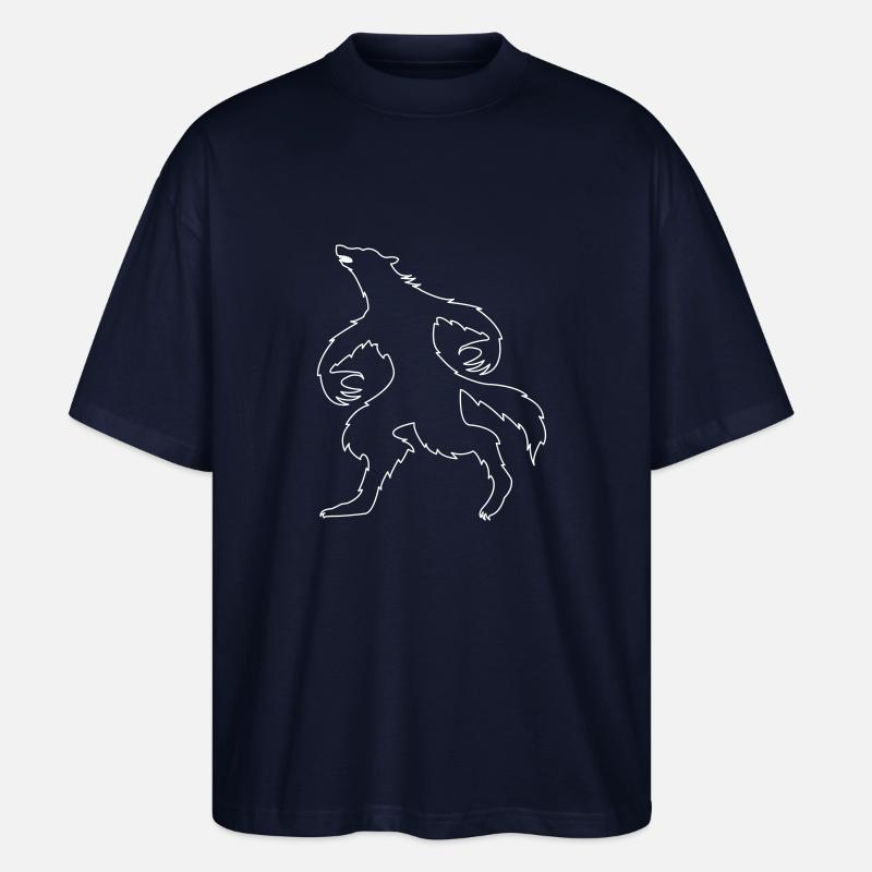 werwolf - Stanley/Stella Oversized Unisex Bio T-Shirt Blaster 2.0 - Navy