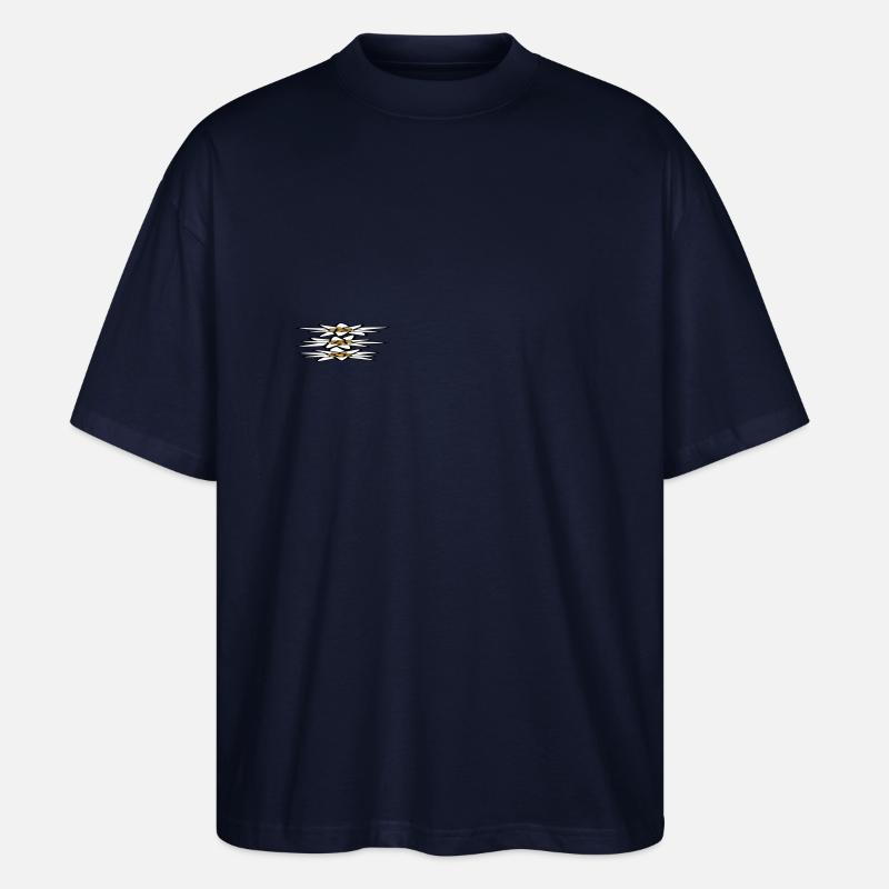 Edelweiss Trio - T-shirt bio Blaster 2.0 coupe oversize Stanley/Stella Unisexe - marine
