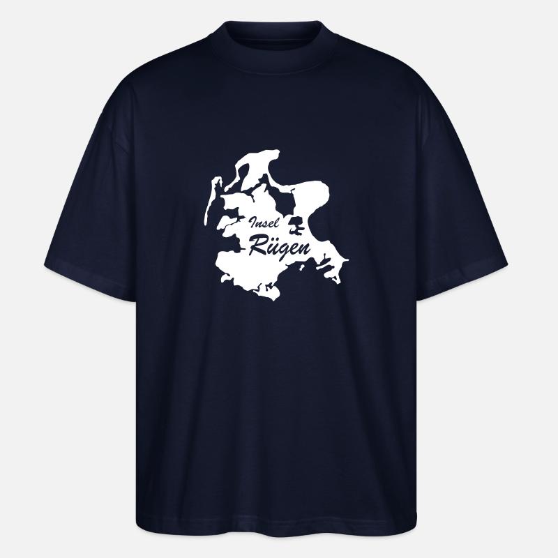 Rügen - Stanley/Stella Oversized Unisex Bio T-Shirt Blaster 2.0 - Navy