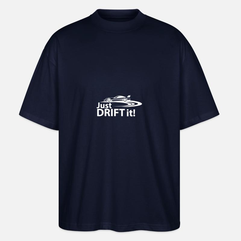 Just Drift It - Stanley/Stella Oversized Unisex Bio T-Shirt Blaster 2.0 - Navy