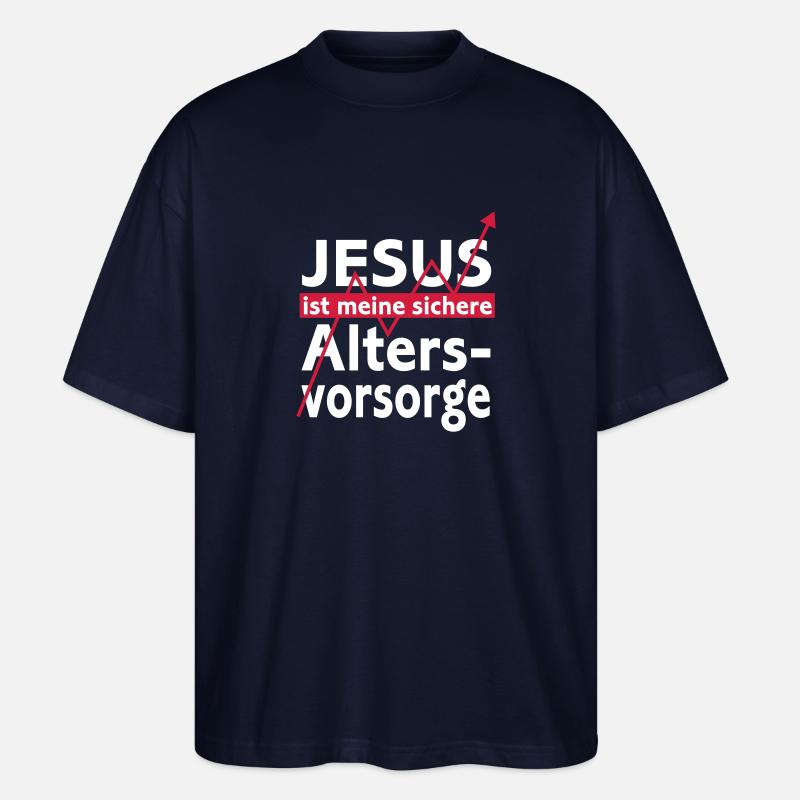 Altersvorsorge - Stanley/Stella Oversized Unisex Bio T-Shirt Blaster 2.0 - Navy