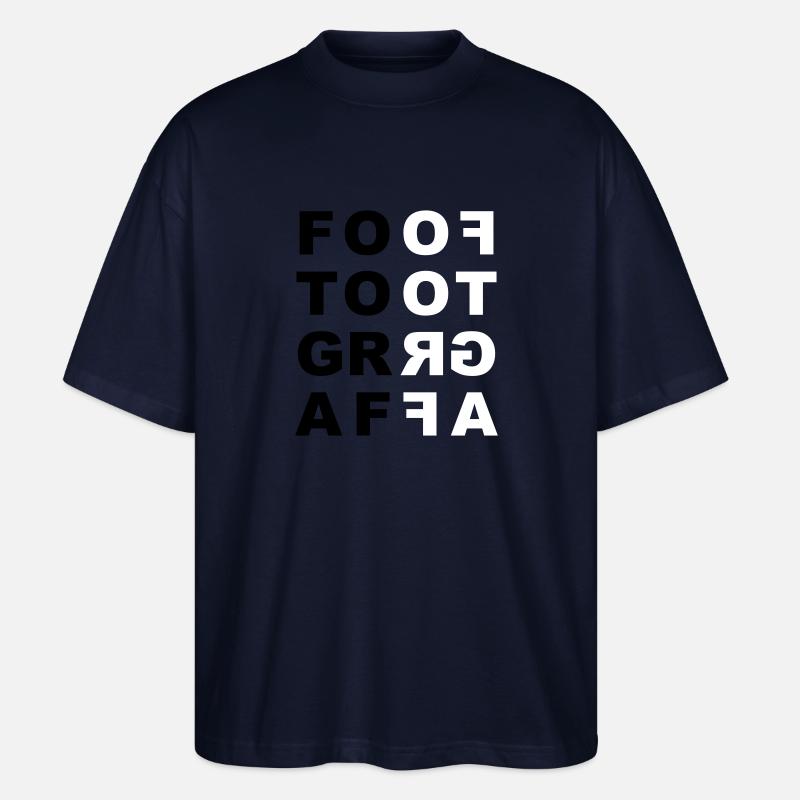 Fotograf - Stanley/Stella Oversized Unisex Bio T-Shirt Blaster 2.0 - Navy