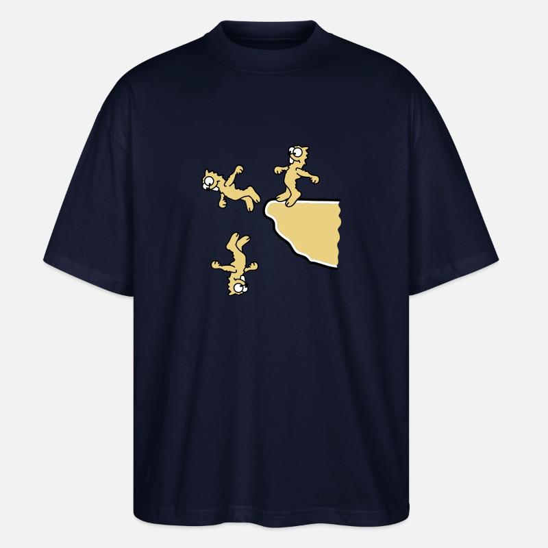 cliff_jumpers_3c - Stanley/Stella Oversized Unisex Bio T-Shirt Blaster 2.0 - Navy