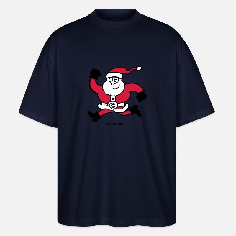 Exécution de Père Noël - T-shirt bio Blaster 2.0 coupe oversize Stanley/Stella Unisexe - marine