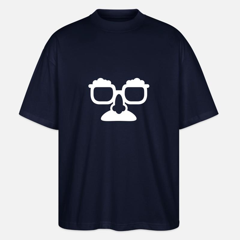 Nasenbrille Kostüm - Stanley/Stella Oversized Unisex Bio T-Shirt Blaster 2.0 - Navy