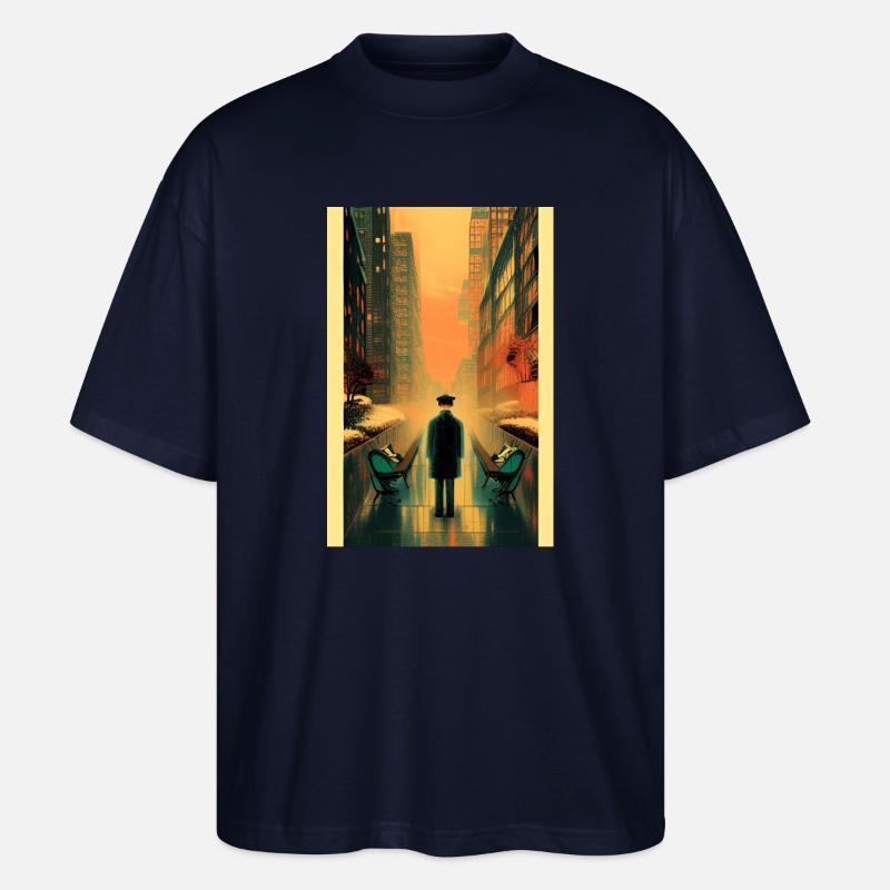 Straßen 3 - Stanley/Stella Oversized Unisex Bio T-Shirt Blaster 2.0 - Navy