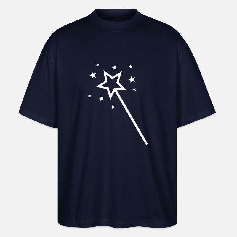pixie dust - Stanley/Stella Oversized Unisex Organic T-shirt Blaster 2.0 - navy