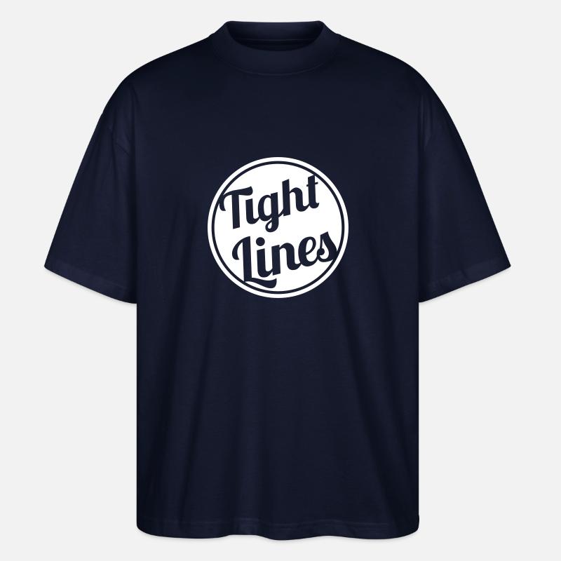 Tight Lines - Stanley/Stella Oversized Unisex Bio T-Shirt Blaster 2.0 - Navy