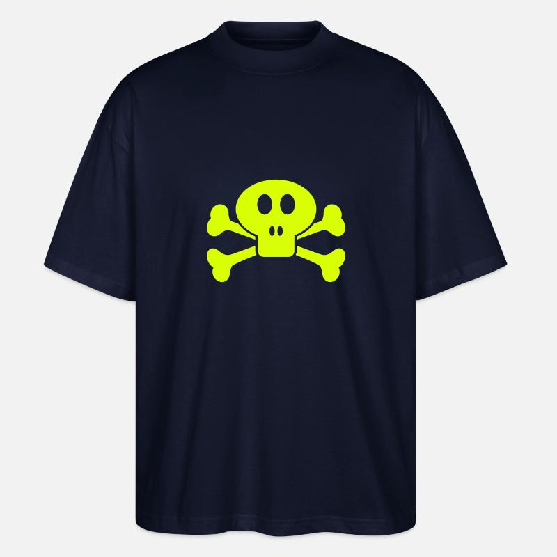 SKULL & BONES 2 - Stanley/Stella Oversized Unisex Bio T-Shirt Blaster 2.0 - Navy