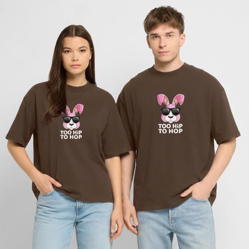 Rabbit Easter Rabbit Teeth Easter Stanley/Stella Oversized Unisex Organic T-shirt Blaster 2.0