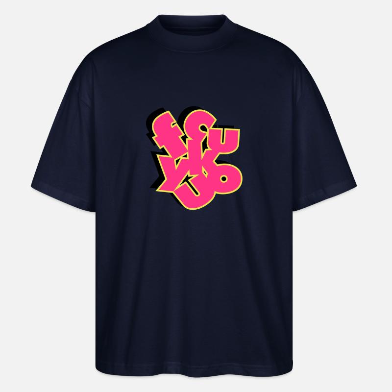 fcukyuo_3C_3D - Stanley/Stella Oversized Unisex Bio T-Shirt Blaster 2.0 - Navy