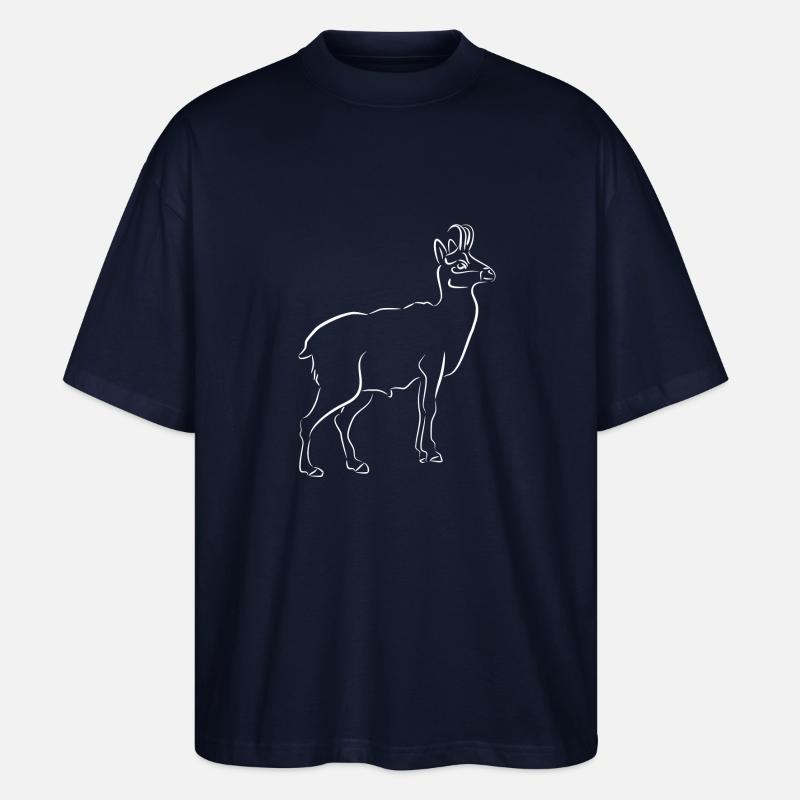 Gämse - Stanley/Stella Oversized Unisex Bio T-Shirt Blaster 2.0 - Navy