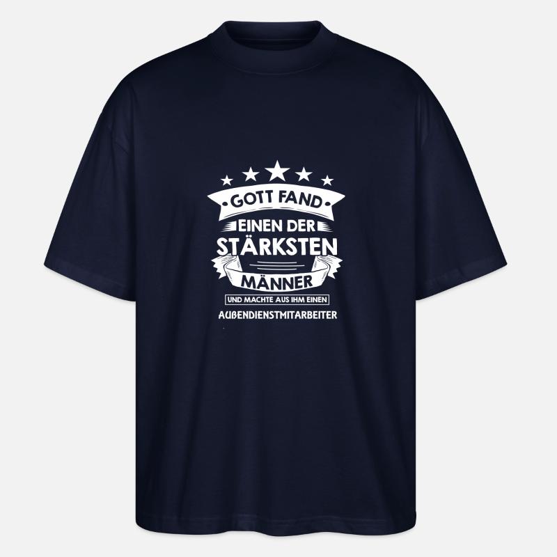 aussendienstmitarbeiter - Stanley/Stella Oversized Unisex Bio T-Shirt Blaster 2.0 - Navy