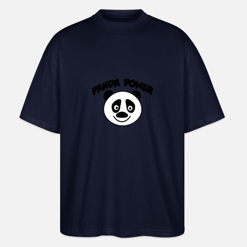 panda - Stanley/Stella Oversized Unisex Bio T-Shirt Blaster 2.0 - Navy