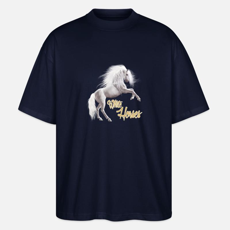 Cheval Blanc - T-shirt bio Blaster 2.0 coupe oversize Stanley/Stella Unisexe - marine