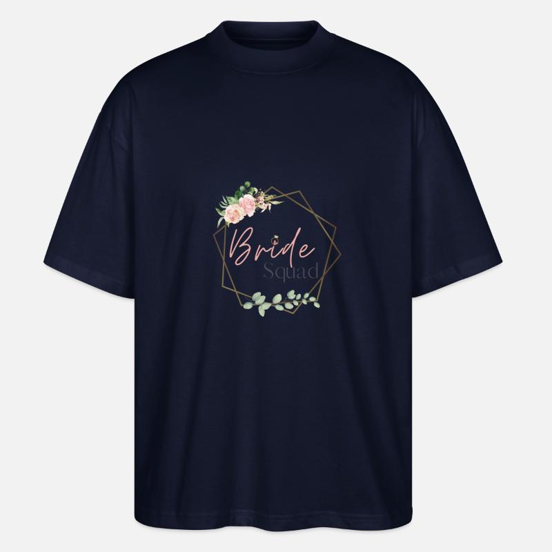 Bride squad - Stanley/Stella Oversized Unisex Bio T-Shirt Blaster 2.0 - Navy