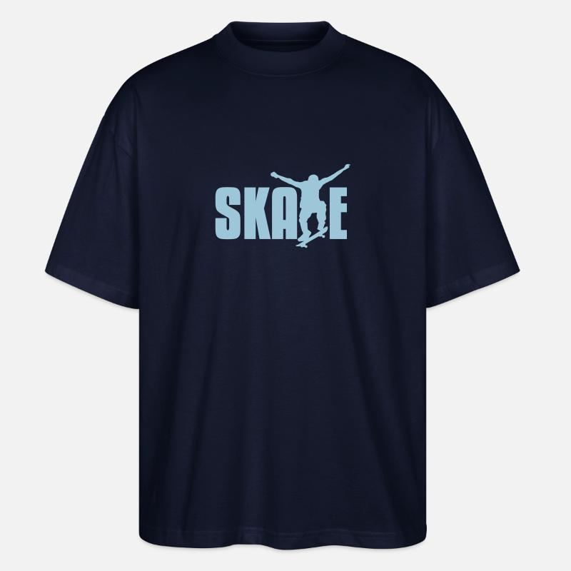 skate - Stanley/Stella Oversized Unisex Bio T-Shirt Blaster 2.0 - Navy
