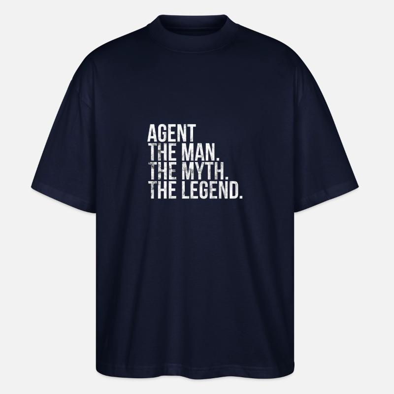 Agent d'idée cadeau - T-shirt bio Blaster 2.0 coupe oversize Stanley/Stella Unisexe - marine