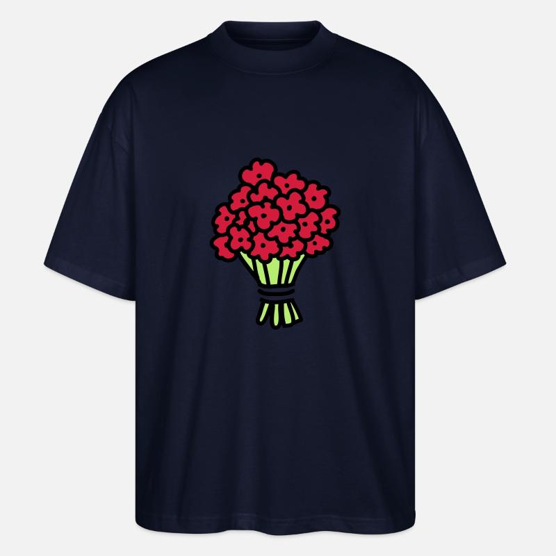 Blumenstrauß 3 - Stanley/Stella Oversized Unisex Bio T-Shirt Blaster 2.0 - Navy