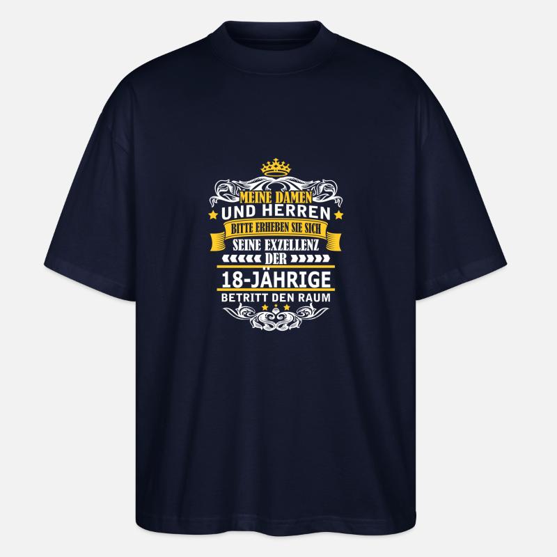 18-JÄHRIGE - Stanley/Stella Oversized Unisex Bio T-Shirt Blaster 2.0 - Navy