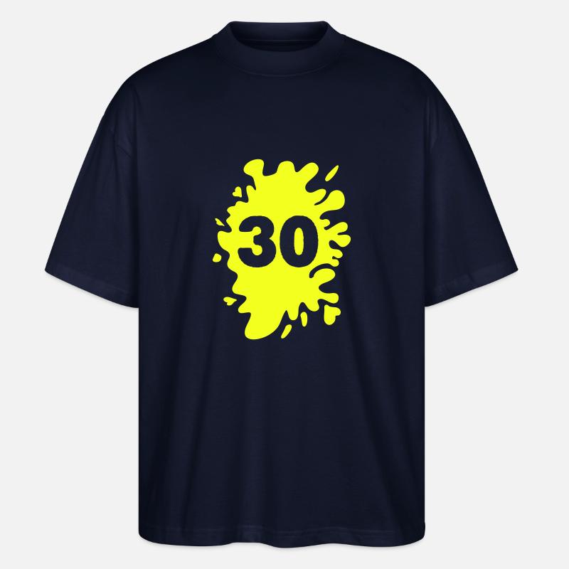 Klecks 30 - Stanley/Stella Oversized Unisex Bio T-Shirt Blaster 2.0 - Navy