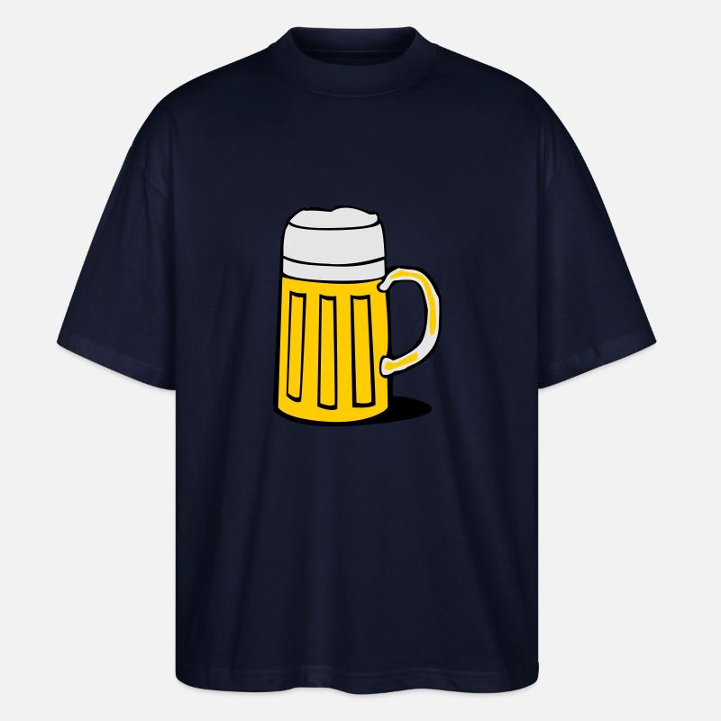bier - Stanley/Stella Oversized Unisex Bio T-Shirt Blaster 2.0 - Navy