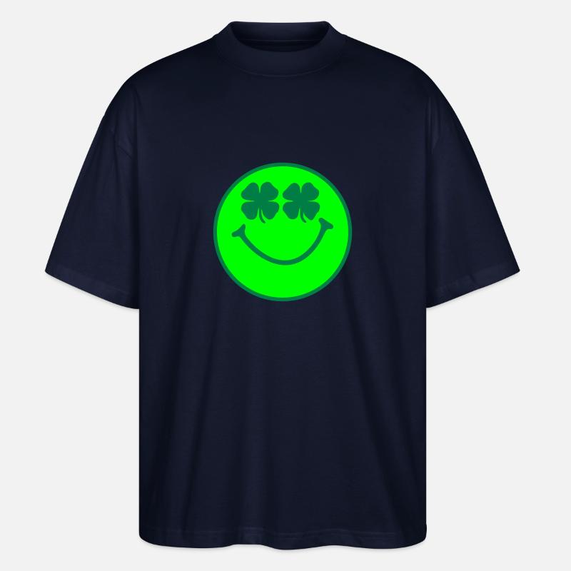 Smiley - Stanley/Stella Oversized Unisex Bio T-Shirt Blaster 2.0 - Navy