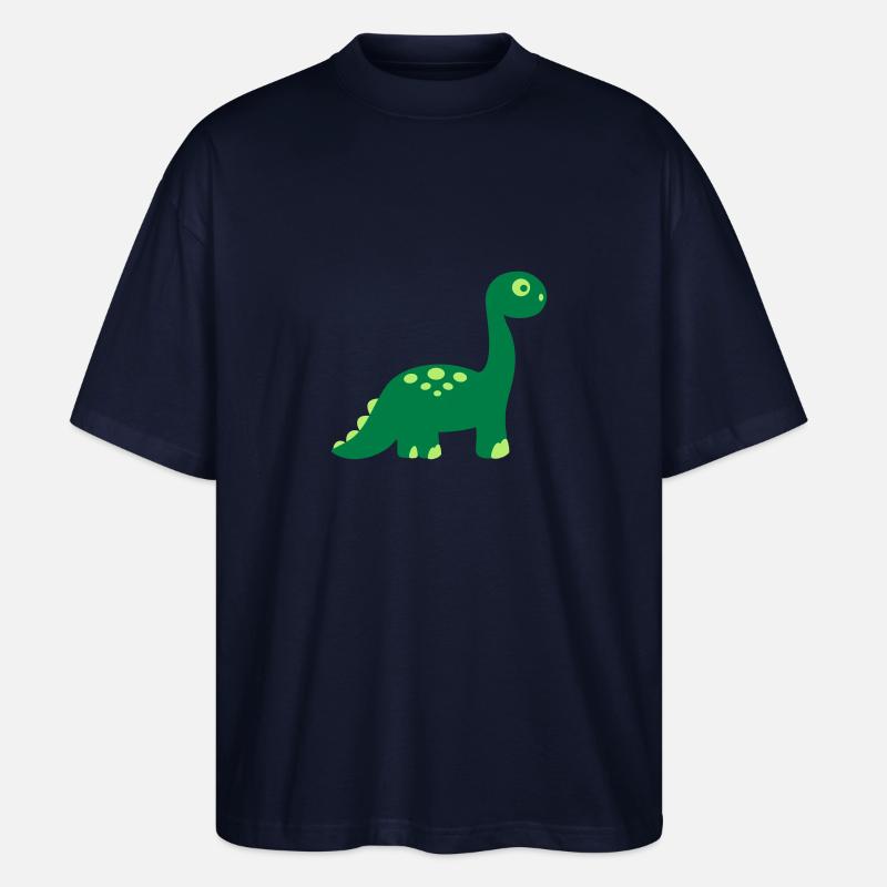 Dinosaurier - Stanley/Stella Oversized Unisex Bio T-Shirt Blaster 2.0 - Navy