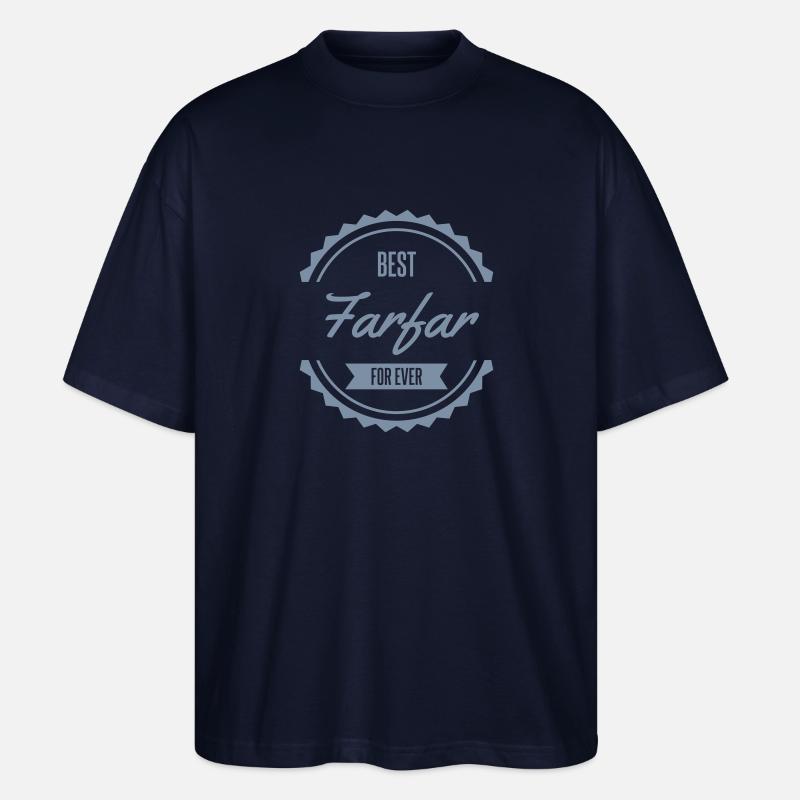 best farfar fader morfar - T-shirt bio Blaster 2.0 coupe oversize Stanley/Stella Unisexe - marine