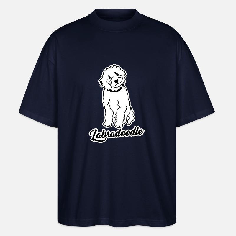 Labradoodle - Stanley/Stella Oversized Unisex Bio T-Shirt Blaster 2.0 - Navy