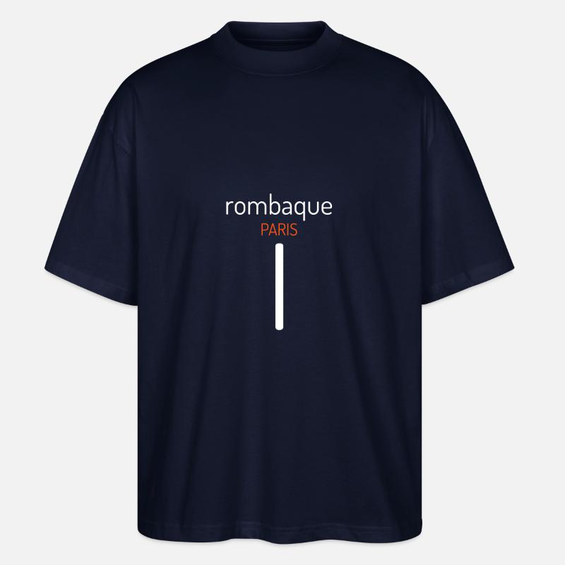 rombaque PARIS - Stanley/Stella Oversized Unisex Organic T-shirt Blaster 2.0 - navy