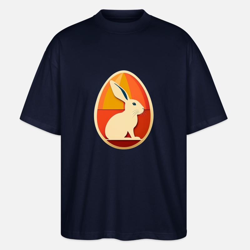 Osterei Design No.14 - Stanley/Stella Oversized Unisex Bio T-Shirt Blaster 2.0 - Navy