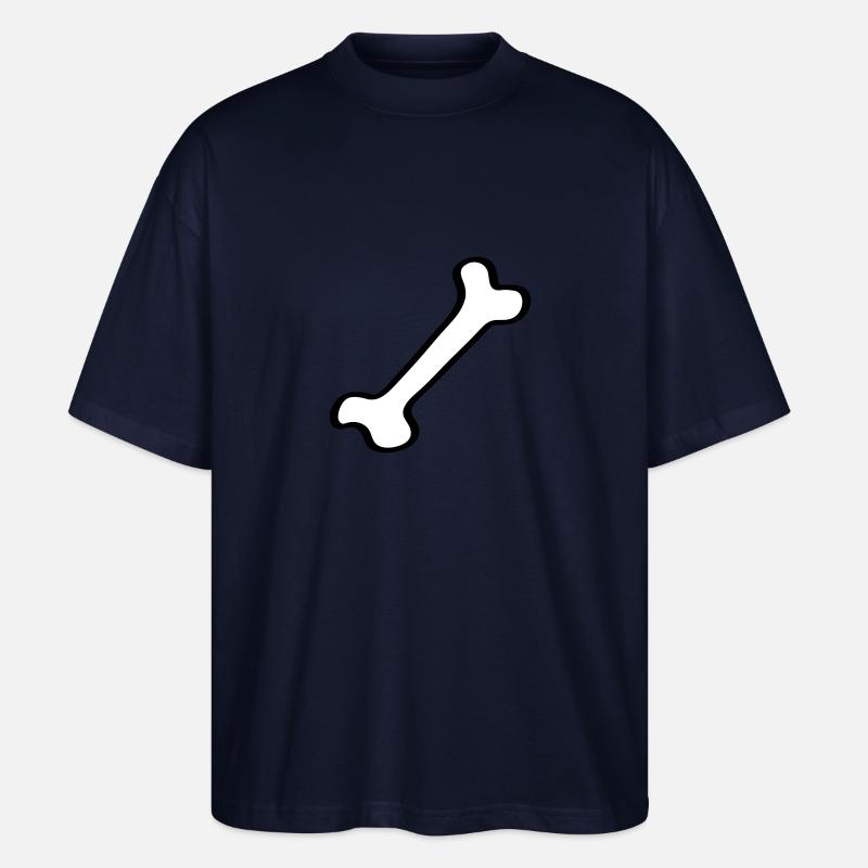 Bone - Bone 2 - Stanley/Stella Oversized Unisex Organic T-shirt Blaster 2.0 - navy