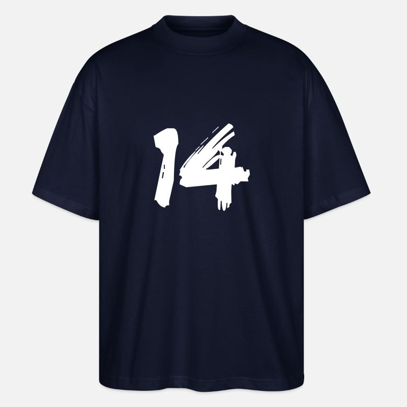 Brushed 14 - Stanley/Stella Oversized Unisex Bio T-Shirt Blaster 2.0 - Navy