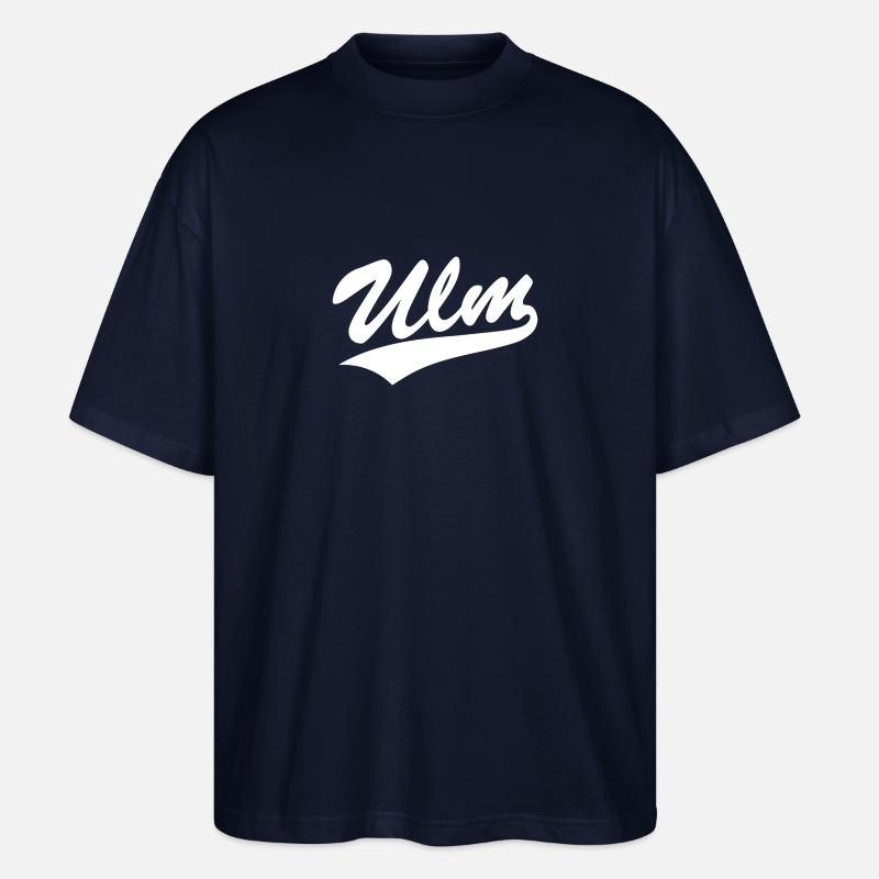 Ulm Baseball Style - Stanley/Stella Oversized Unisex Bio T-Shirt Blaster 2.0 - Navy