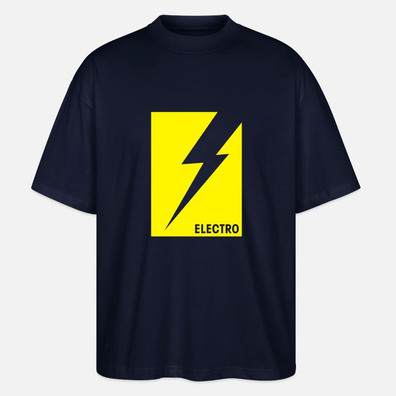 electro - Stanley/Stella Oversized Unisex Bio T-Shirt Blaster 2.0 - Navy