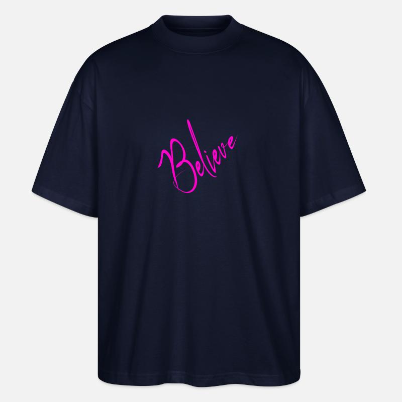 Glaube - Stanley/Stella Oversized Unisex Bio T-Shirt Blaster 2.0 - Navy